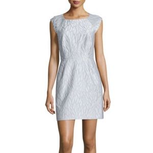 Halston Heritage Sleeve Structured Mini Dress